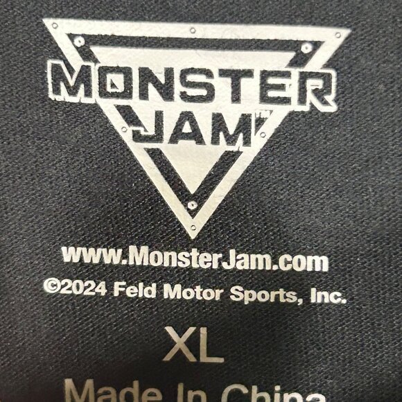 Monster Jam Grave Digger Long Sleeve Graphic Boys T-Shirt Size XL - Picture 6 of 10